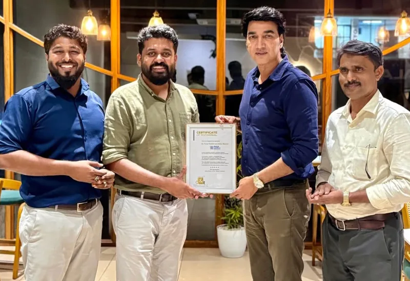 Certificate presentation event